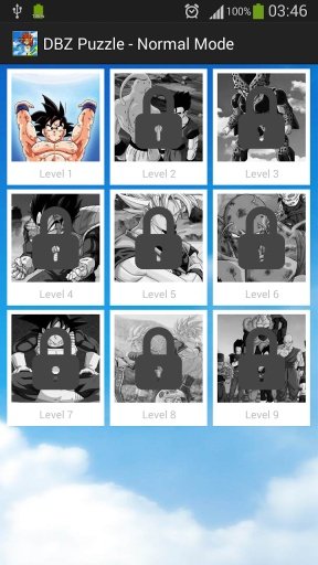 DBZ Puzzle Game截图1