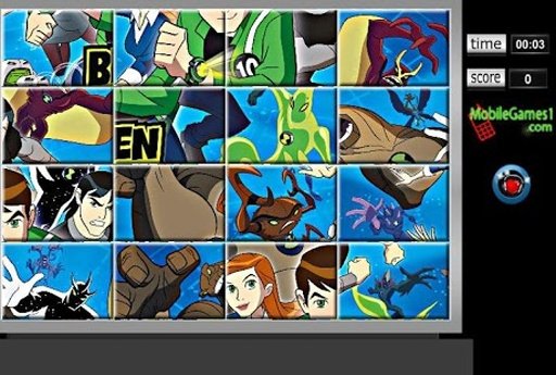 Ben 10 Swap Puzzle Game截图7