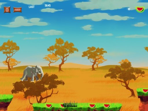 Elephant Run in Africa FREE截图1