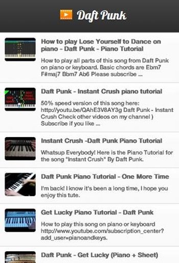 Piano Lessons Daft Punk截图6