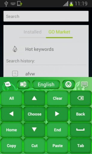 绿色自然键盘截图10