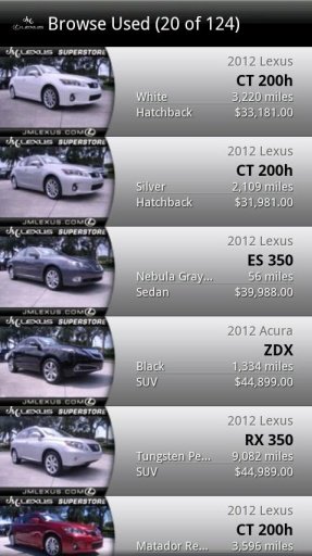 JM Lexus DealerApp截图4