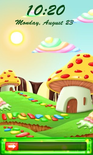 Candy Land Lock Screen截图1