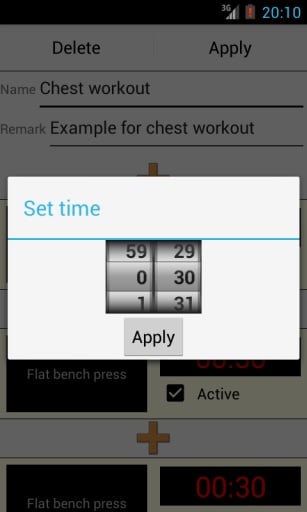 Fitness timer/ Workout planner截图5