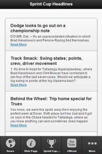 NASCAR Sprint Cup News Pro截图6