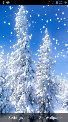 Snow Fall Live Wallpaper截图2