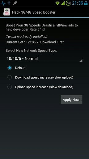 Hack 3G Speed Booster截图1