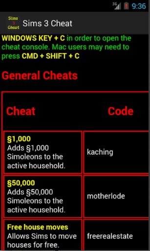 Cheats Hack Guide for Sims 3截图10