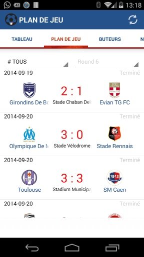 Ligue1 - Matches en direct截图3