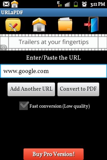 Web site to PDF Converter截图2