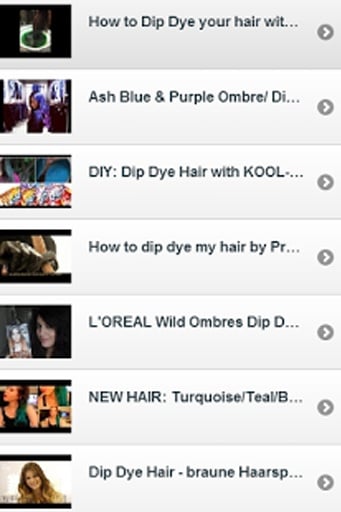 How to dip dye Hair Video截图7