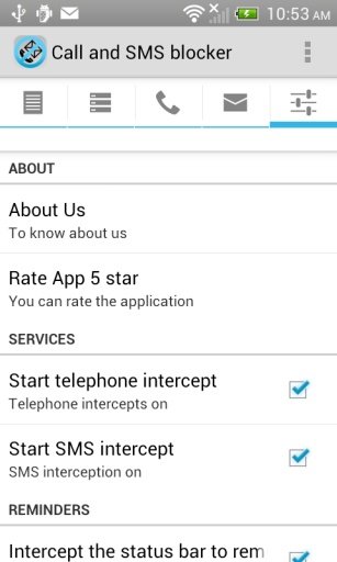 Call and SMS Blocker - DND截图10