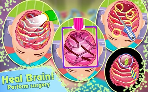 Crazy Brain Doctor Kids Games截图1