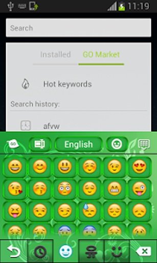 绿色自然键盘截图2