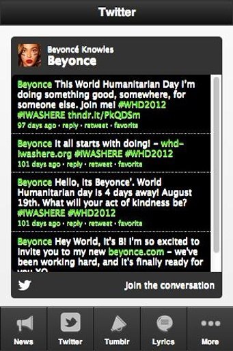 Beyonce Ultimate Fan App截图6