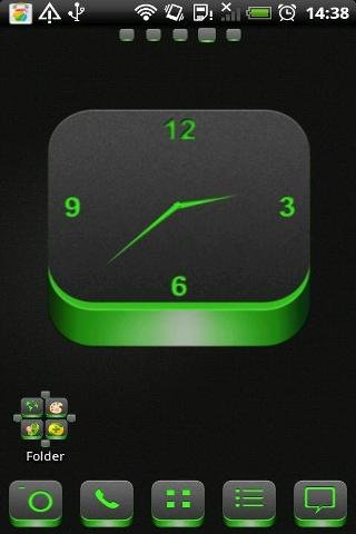 绿色立体声箱时钟截图2