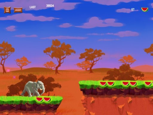 Elephant Run in Africa FREE截图2