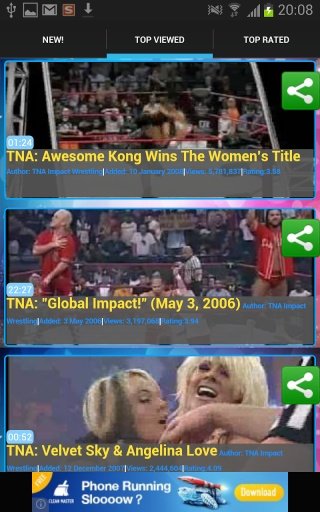 WWe New and Top Videos截图6