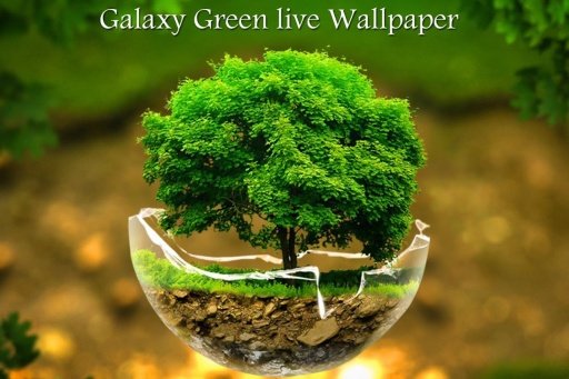 Galaxy Green Wallpaper截图11