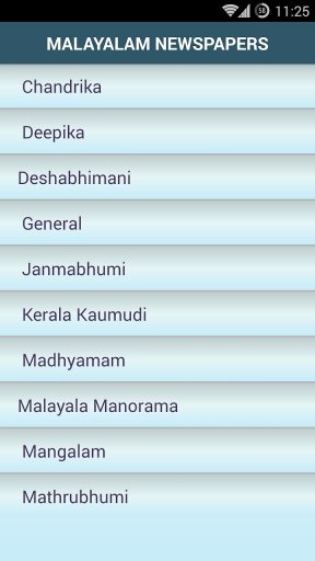 Malayalam Newspapers - India截图1