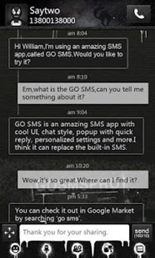 GO SMS Pro Theme Thief - KP截图3