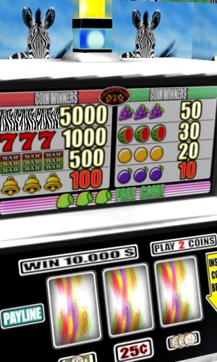 Lonely Zebra Slots - Free截图1