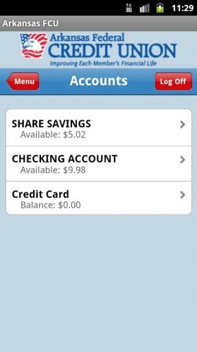 Arkansas FCU Mobile Banking截图1