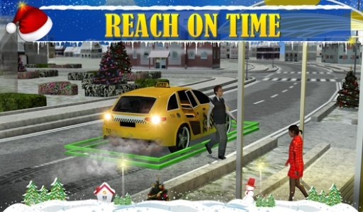 Christmas Taxi Duty 3D截图8