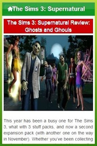 Guide The Sims 3 Supernatural截图8