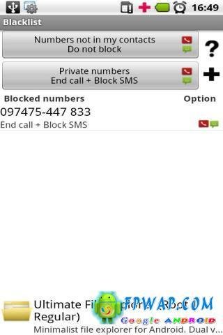 呼叫拦截器Call Blocker Free v1.1截图1