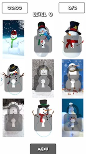 Frozen Snowman Game Puzzle截图3