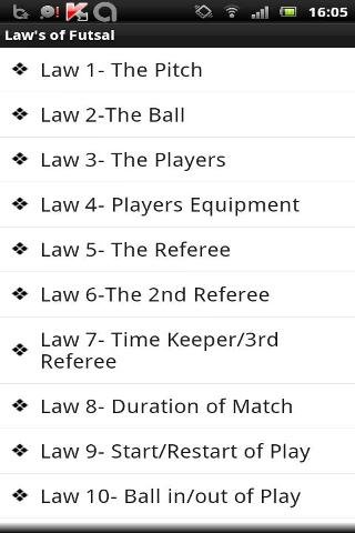 Futsal FIFA Law's截图3