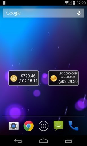 Infinitecoin widget (simple)截图2