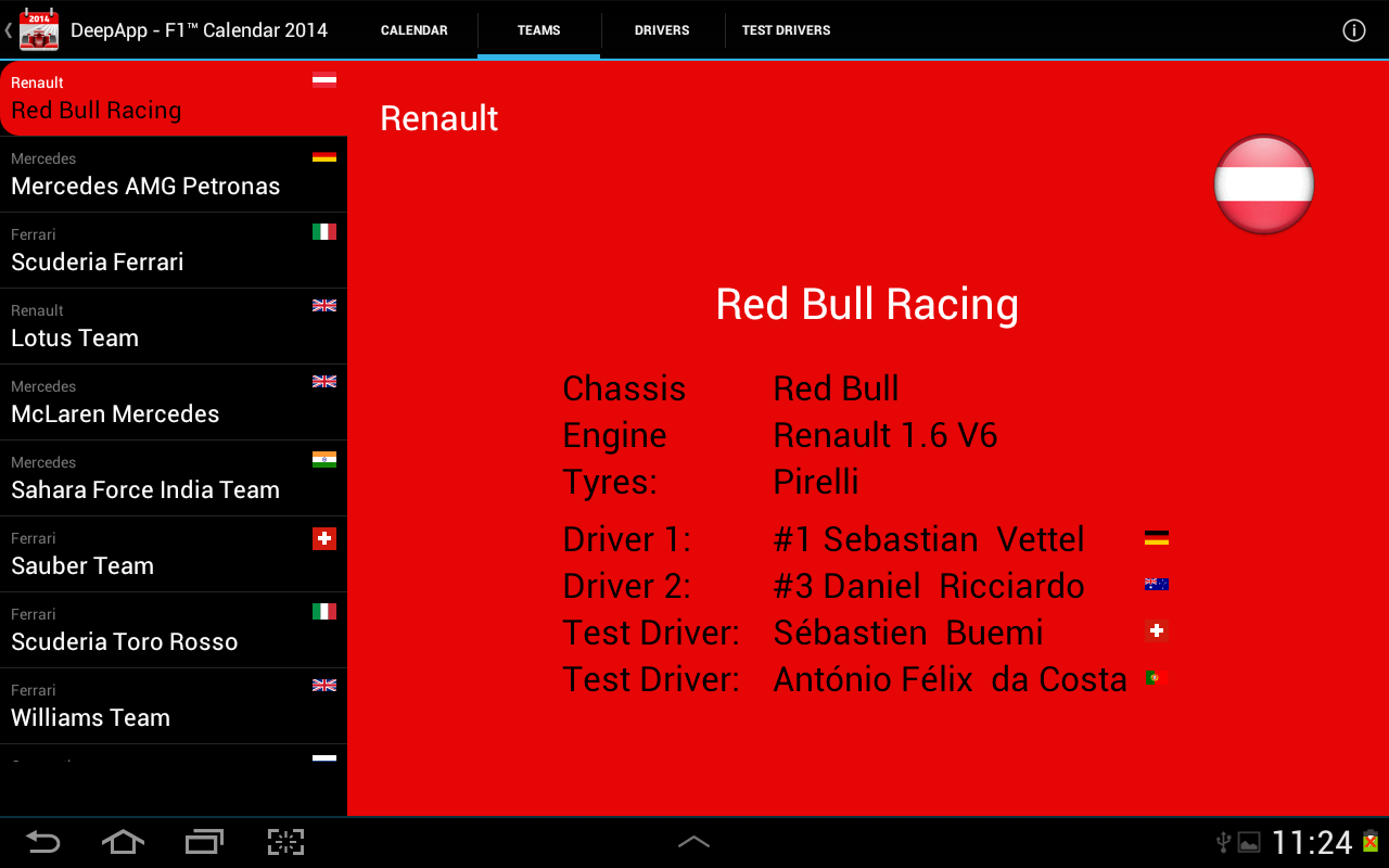 Racing Calendar 2014截图2