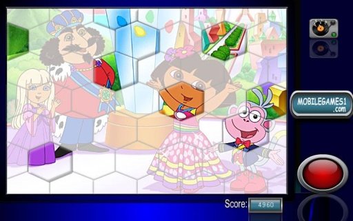 Dora Honeycomb Puzzle Game截图3