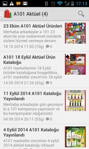 Akt&uuml;el &Uuml;r&uuml;nler A101, Bim, Şok截图6