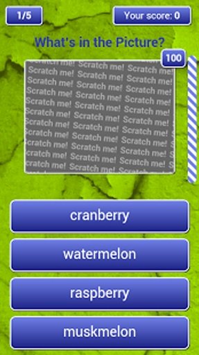 Scratch Fruit Quiz截图5