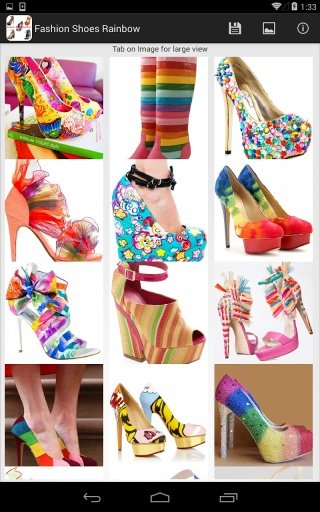 Fashion Shoes Rainbow截图4