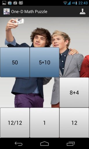 One Direction Math Puzzle截图3