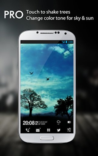 Blue Sky Live Wallpaper - Free截图2