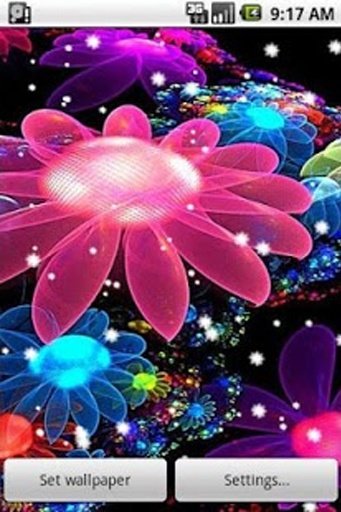 4D Flowers Live Wallpaper截图2