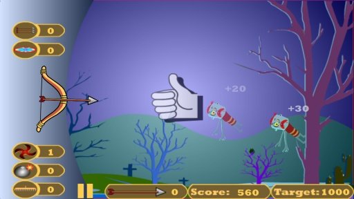 Shoot Zombies(Bow&amp;Arrow game)截图1