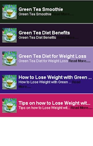 Green Tea Diet Benefits截图1