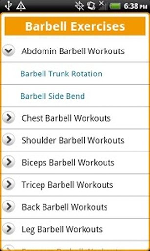 Barbell Workouts Free截图5