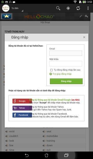 Hello Chao Dictionnary Free截图2