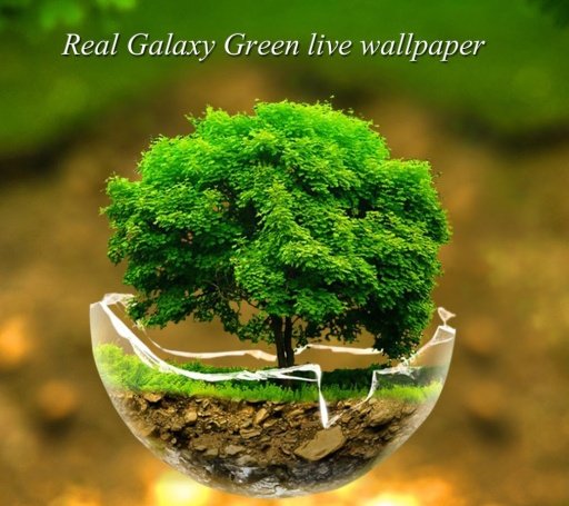 Galaxy Green Wallpaper截图9