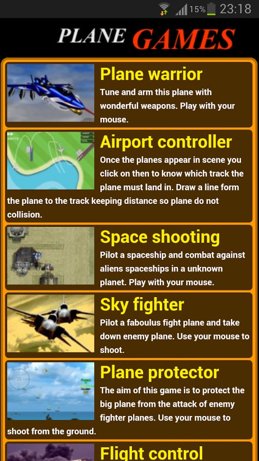 Plane games截图1