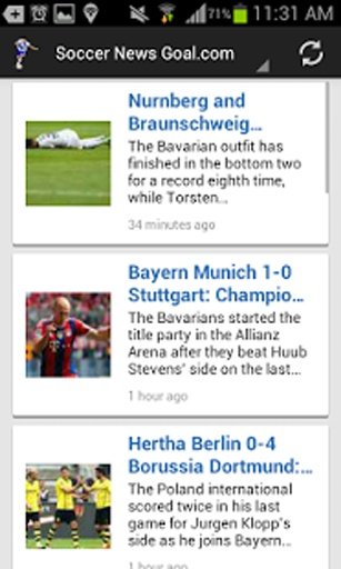 Latest Soccer Scores And News截图6