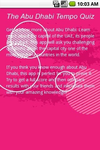 The Abu Dhabi Tempo Quiz截图2