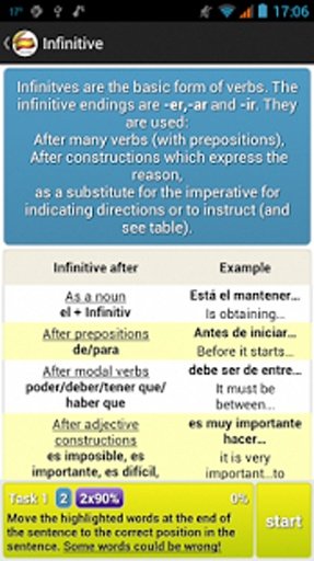 Spanish Grammar Learning Free截图6